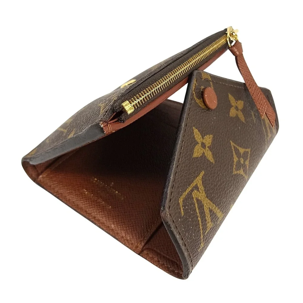 Louis Vuitton Monogram Victorine Armagnac Canvas Bi Fold‎ Wallet Brown Gold - Picture 5 of 13